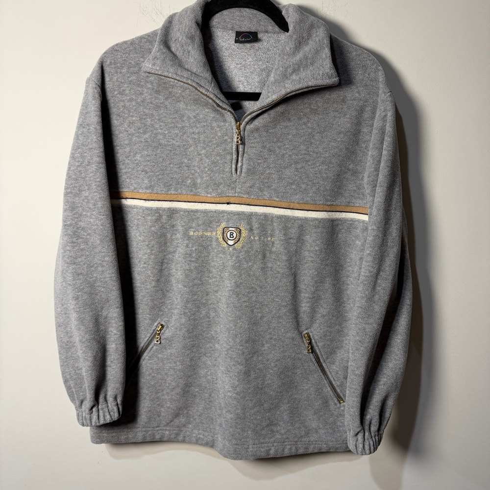BOGNER 1/2 Zipper Sweatshirt Pullover Vintage